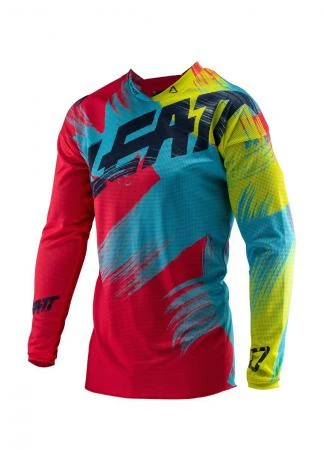 Фото Мотоджерси Leatt GPX 4.5 Lite Jersey Red/Lime S (5019011280)