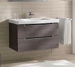 фото Villeroy &amp; Boch Тумба с раковиной Villeroy &amp; Boch Subway 2.0 100 дуб графитовый