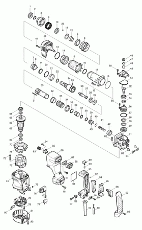 Фото Makita Шпилька 7 для HR3210C перфоратор Makita HR3541FC рис.( 44)