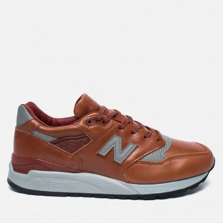 Фото New Balance M998BESP Bespoke Horween Brown/Silver