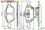 фото Тормозные колодки дисковые Bosch 0986495093