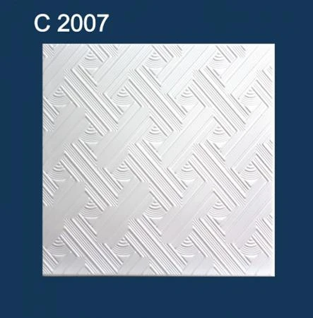 Фото Плиты потолочные PRORAB Плитка потолочная Солид С2007 белый