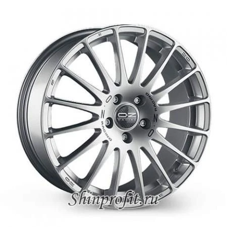 Фото OZ Racing Superturismo GT 7.5x17/5x100 D68 ET48 Grigio Corsa Black Lettering