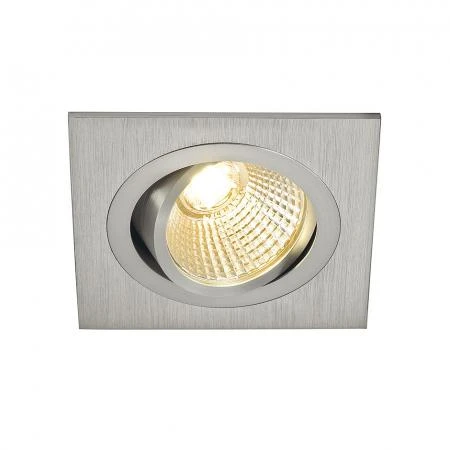 Фото NEW TRIA LED DL SQUARE SET, светодиодный точечный светильник с COBLED 6.2Вт, 2700K, 38°, 600lm, с блоком питания, алюминий | 113886 SLV