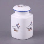 фото Банка для пищевых продуктов "гуси" 100 мл.высота=8 см.без упак. Bohemia Porcelan (655-059)