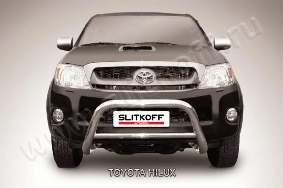 Фото Slitkoff Кенгурятник d57 низкий черный TOYOTA HILUX