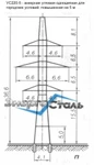 фото Анкерно-угловые опоры ЛЭП УС220-5