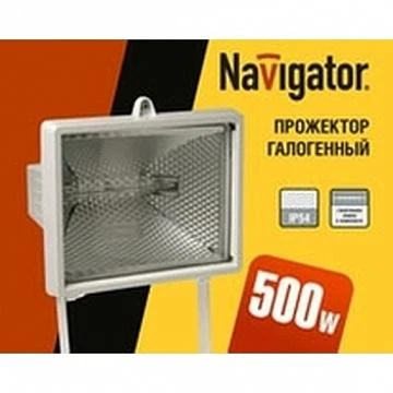 Фото Светильник 94 602 NFL-FH1-500-R7s/WH (ИО 500 Вт) | код. 94602 | Navigator