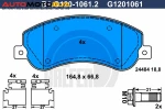 фото Комплект тормозных дисковых колодок GALFER B1.G120-1061.2