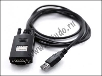 Фото USB-RS232 Кабель-переходник USB->COM (9M) STLab «USB-SERIAL-4 (USB-RS232)» (1,5м) (ret)