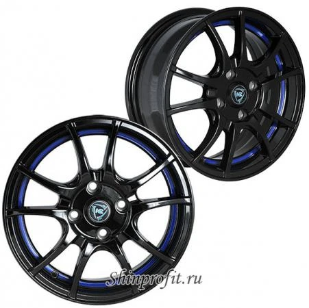 Фото NZ Wheels F-43 6x15/5x100 D57.1 ET40 BKBSI