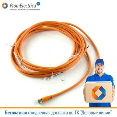 Фото SICK DOL-0803-G02M - Соединительный кабель; M8; PIN:3; 2м; вилка; 60ВAC; 4А; -25