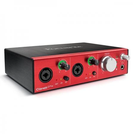 Фото Внешняя студийная звуковая карта Focusrite Clarett 2Pre Thunderbolt