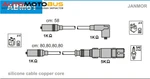 фото Комплект проводов зажигания JANMOR ABM61