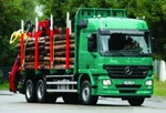 фото Лесовоз MERCEDES-BENZ ACTROS с гидроманипулятором