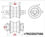 фото Опорные и поддерживающие катки гусеничных машин