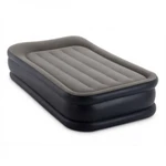 фото Односпальная надувная кровать Intex 64132 "Deluxe Pillow Rest Raised Bed" + насос (191х99х42см)