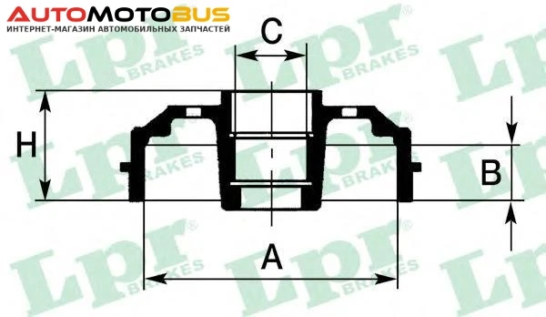 Фото Барабан тормозной LPR 7d0174