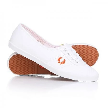 Фото Балетки женские Fred Perry Aubrey Canvas White