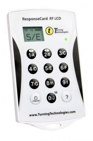 Фото Пульт Turning Technologies ResponseCard RF LCD (код производителя RFC-03)