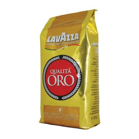 Фото Кофе в зернах LAVAZZA (Лавацца) "Qualita Oro", натуральный, арабика 100%, 500 г, вакуумная упаковка