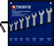 Фото Набор ключей рожковых в сумке 6-27 мм, 7 предметов