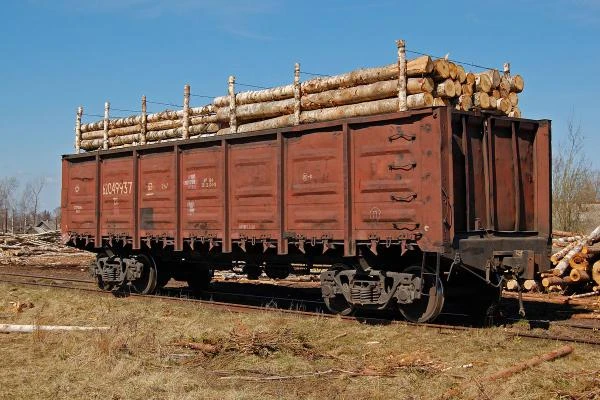 Фото Перевозка лесных грузов железнодорожным транспортом