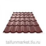 фото Металлочерепица Grand Line Classic Solano Chocolate Brown