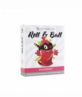 Фото Стимулирующий презерватив с шариками Roll & Ball с ароматом малины (1 шт)