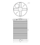 Фото №3 Емкость пластиковая 15000 литров. Вертикальная
