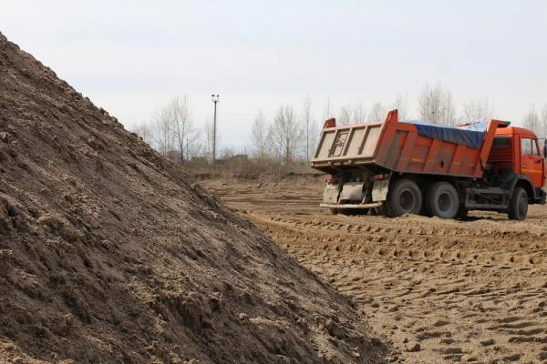 Фото Песок обогащенный напрямую с берега