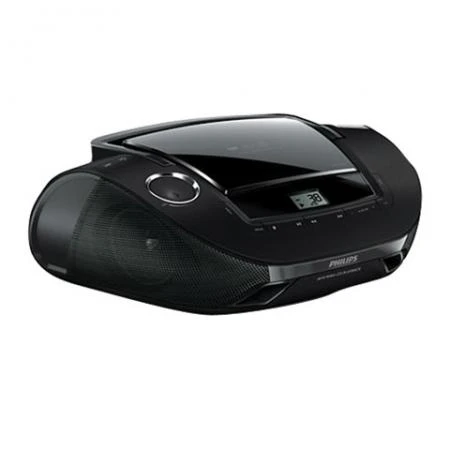 Фото Магнитола PHILIPS AZ1837/12, с CD/MP3-плеер, выходная мощность 2 Вт, ЖК-дисплей, USB, FM/MW тюнер, цвет черный