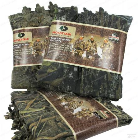 Фото Камуфляжная ткань 3D Mossy Oak для создания засидки