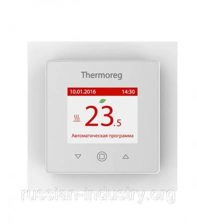 Фото Терморегулятор программируемый для теплого пола Thermoreg TI 970 White БЕЛЫЙ