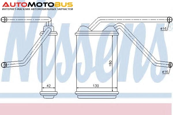 Фото Радиатор Nissens 76511