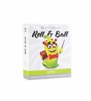 Фото Стимулирующий презерватив с шариками Roll & Ball с ароматом яблока (1 шт)