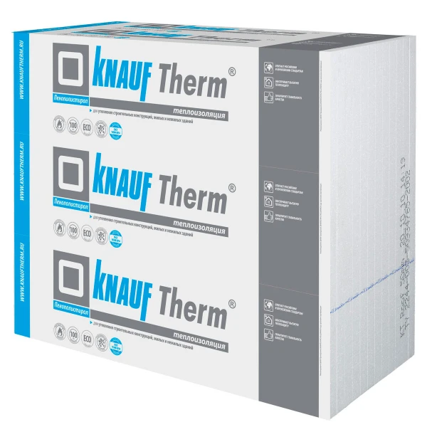 Фото Пенопласт KNAUF Therm  ПАНЕЛЬ 100х1000х1200 мм