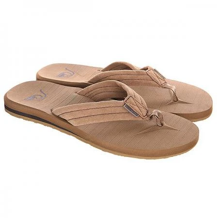 Фото Шлепанцы Quiksilver Carver Suede Tan - Solid