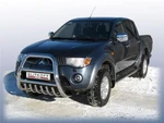 фото Slitkoff Кенгурятник d76 высокий с защитой картера Mitsubishi L 200 Triton