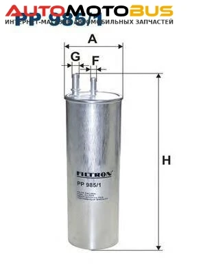 Фото Фильтр топливный Filtron PP9851