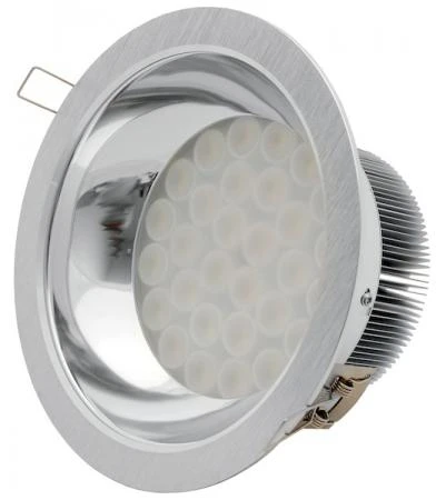 Фото Светодиодный светильник "Downlight" 234x234x135 36.4вт 3000K 2352лм IP40 УХЛ4 | TRD30-17-W-61 НОВЫЙ СВЕТ