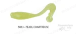 фото Силиконовая приманка Bobby Garland Stroll'R 2,5 Расцветка SR063 - 12 PEARL CHARTREUSE