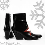 фото Jeffrey Campbell Jeffrey Campbell черные казаки со звездой Gazer