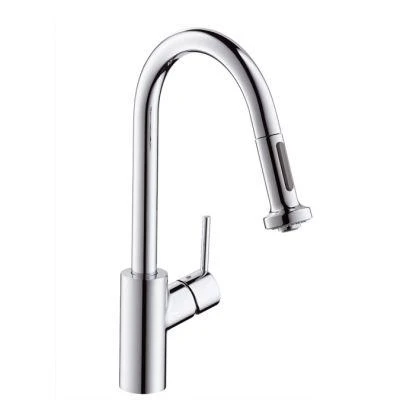 Фото Hansgrohe Talis S 2 Variarc 14877800 Смеситель для кухни (нерж.сталь) | интернет-магазин сантехники Santehmag.ru