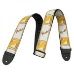 фото Ремень для гитары Fender Monogrammed Strap White/Brown/Yellow