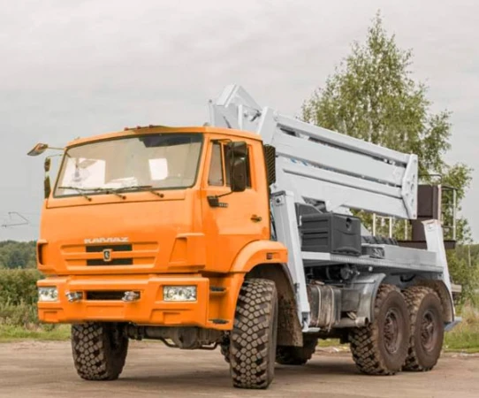 Фото Автовышка АГП-29РТ на шасси КамАЗ-5350