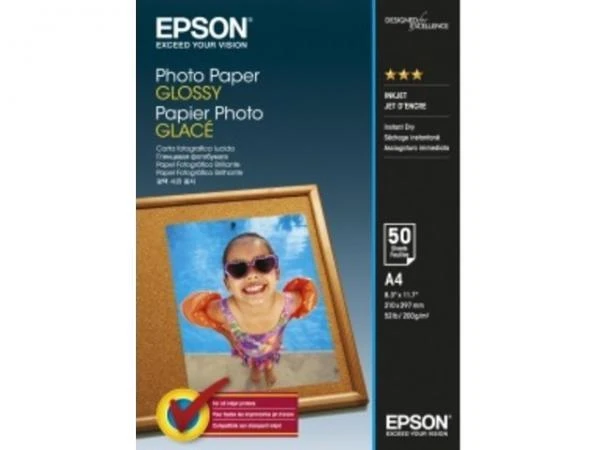 Фото Расходные материалы Epson Photo Paper Glossy 200 гр/м2, A4 (50 листов)