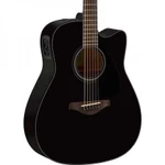 фото Гитара электроакустическая Yamaha FGX800C Black