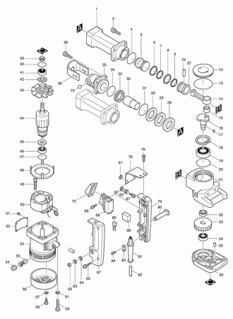 Фото Makita Шпилька 10 перфоратор Makita HR5000K рис.( 12)