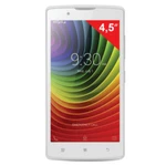 фото Смартфон LENOVO A2010, 4,5", 2 SIM, 3G, 2/5 Мп, 8 Гб, microSD, белый, пластик